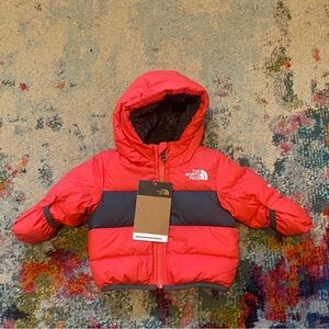 NWT The North Face Moondoggy Down Baby Jacket 0-3M